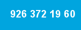 926 372 19 60 926 372 19 60